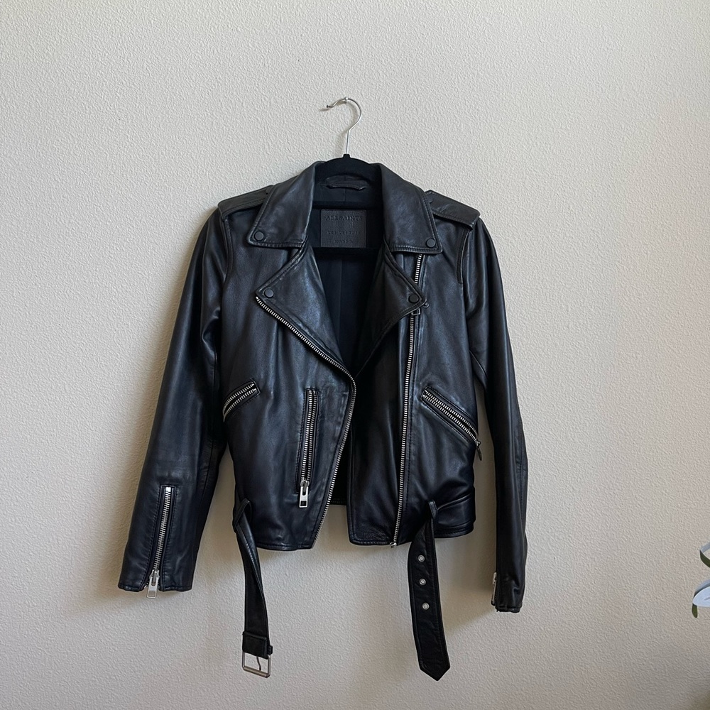 All Saints Balfern Leather Jacket